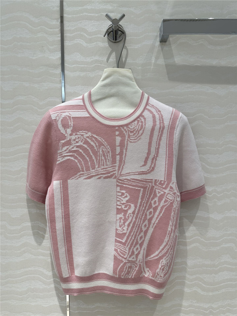 H**me5 knitted wool top replica d&g clothing