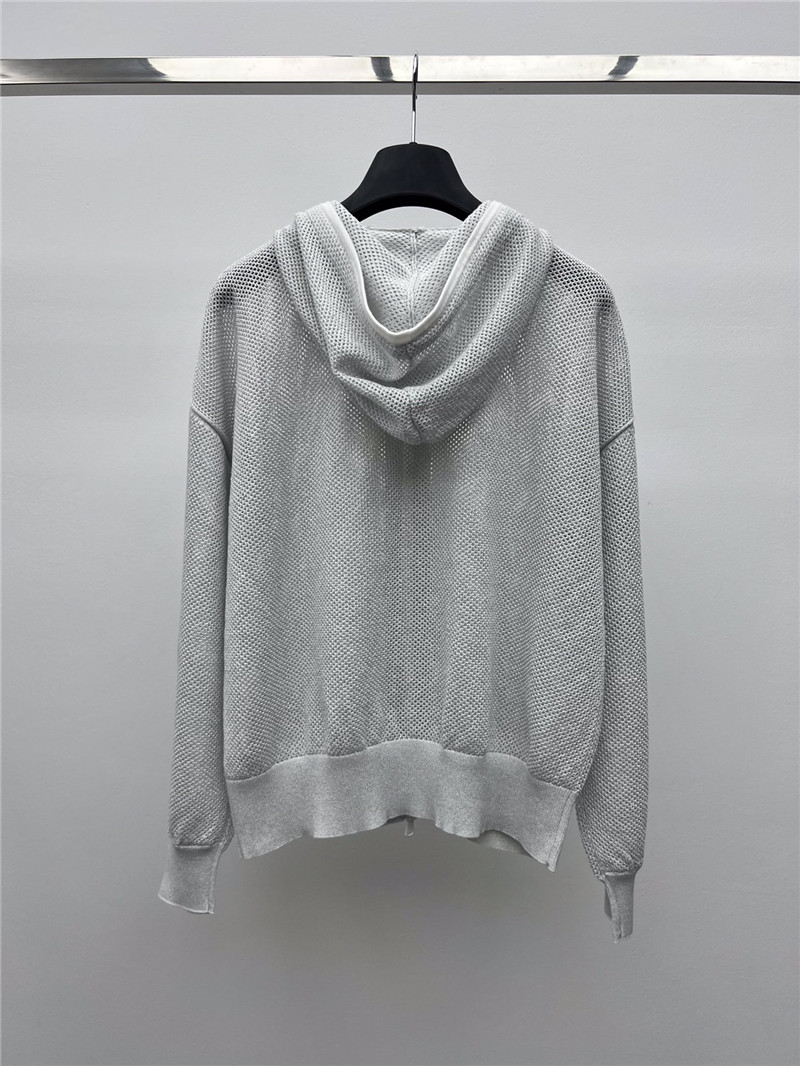 BC mesh glitter hooded cardigan replicas clothes