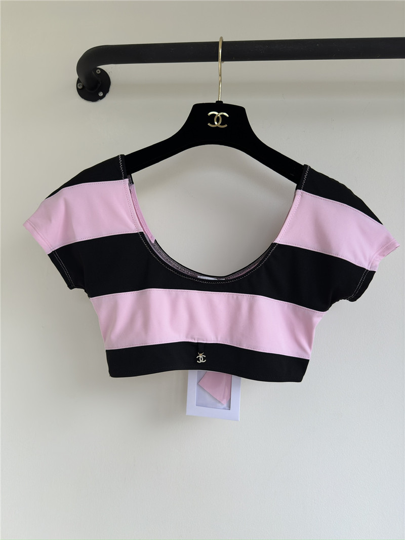 Ch**el contrast striped top replica clothing sites