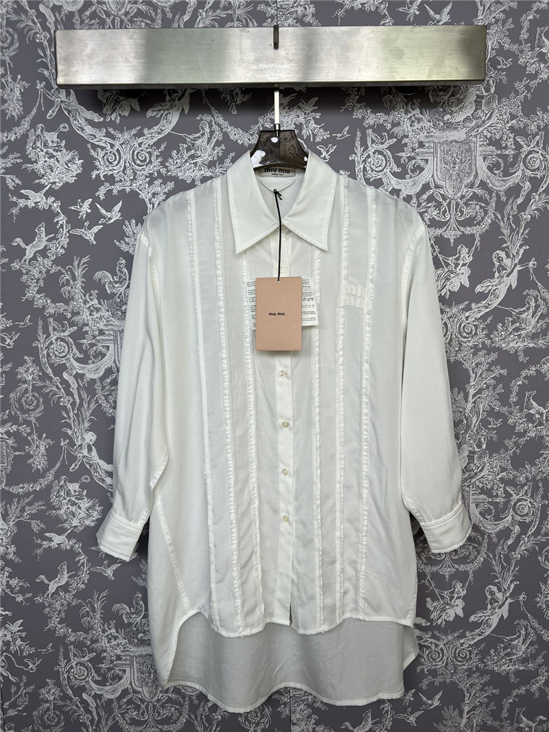 M1um1u lace shirt dress replica clothing sites
