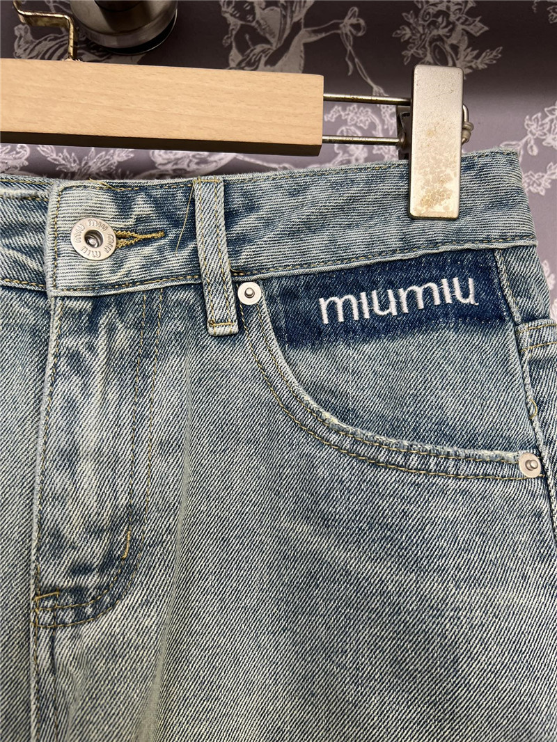 M1um1u new denim shorts cheap replica designer clothes