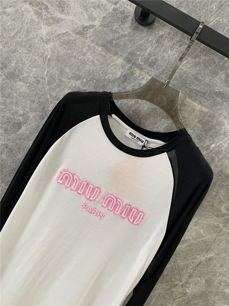 M1um1u sun protection long-sleeved t-shirt replica clothing sites