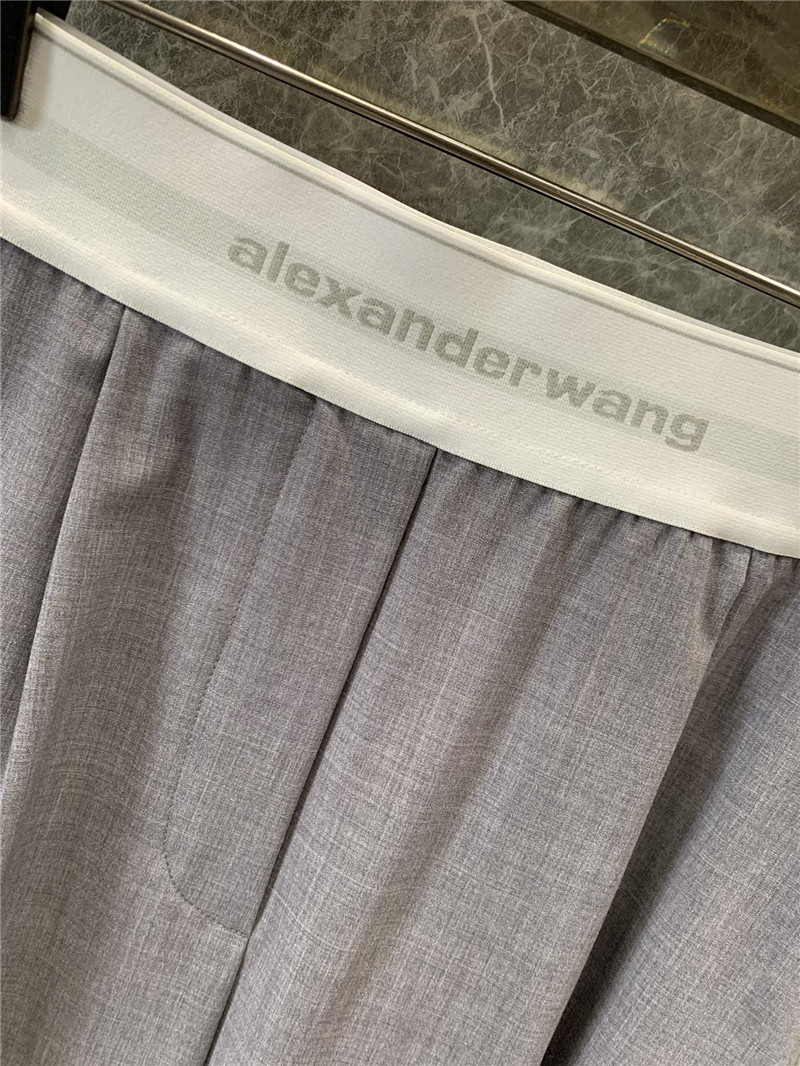 A1exa*der wang elastic high waist suit trousers replicas clothes