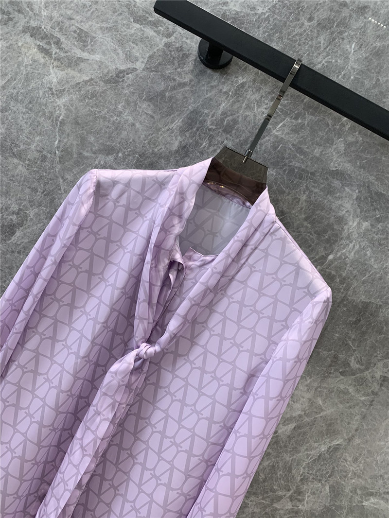 Va1e*ntin0 ribbon print long sleeve shirt replica d&g clothing