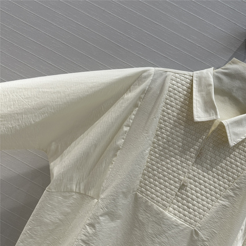 b0tt*ga Ven*ta lapel woven shirt dress replica designer clothes