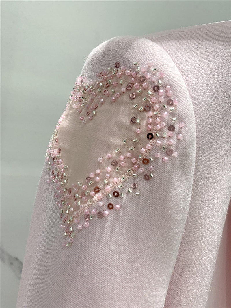 Y51 beaded loose-fitting suit replica designer clothes