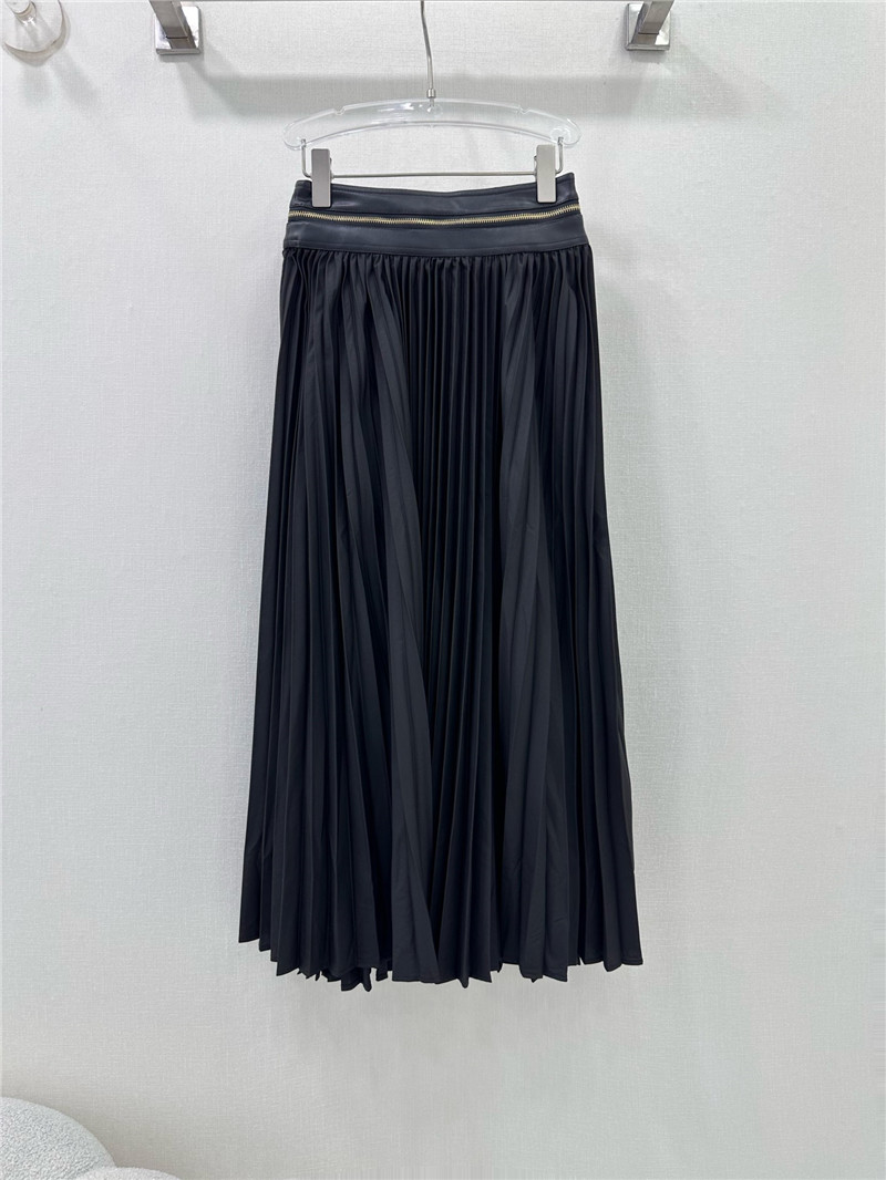 l0vis Vvtt0n lv patchwork leather long skirt replica clothing sites