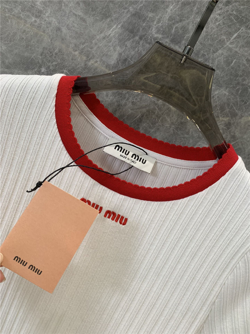 M1um1u short-sleeved t-shirt replica clothing sites