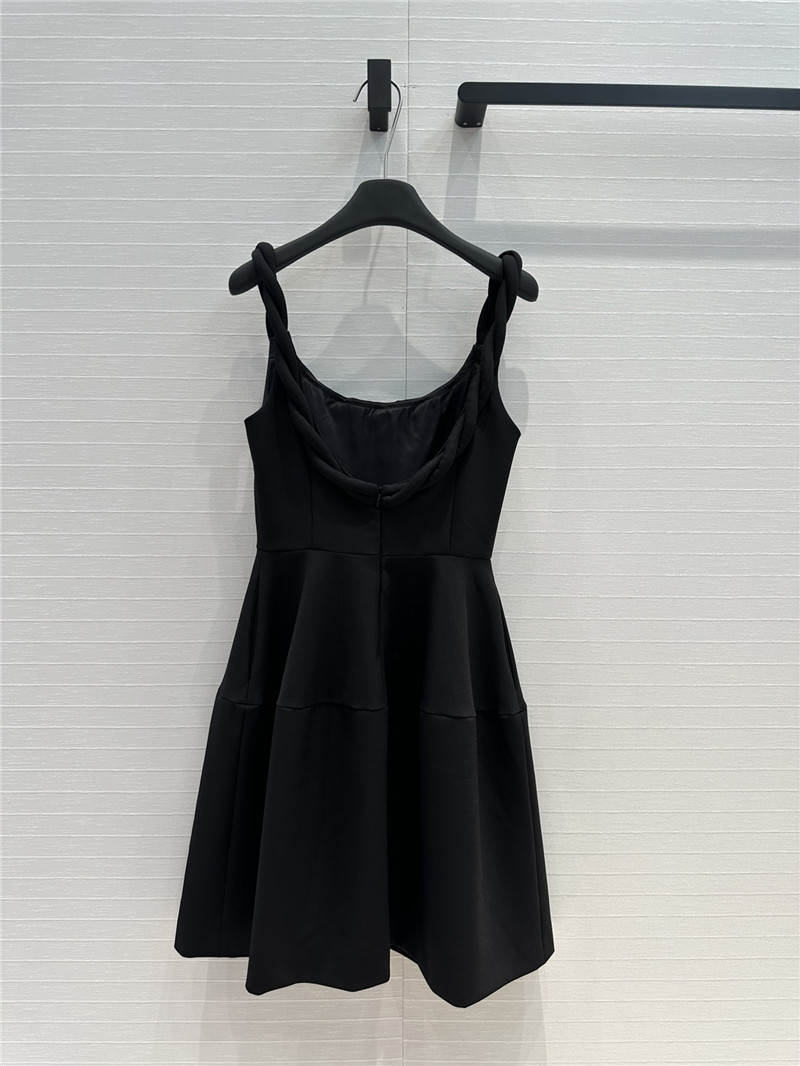 Va1e*ntin0 braided strap sleeveless dress replica d&g clothing