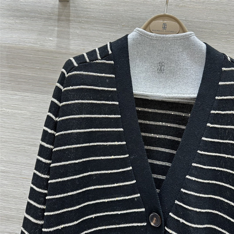 BC Linen Yarn V-Neck Cardigan replica clothing sites
