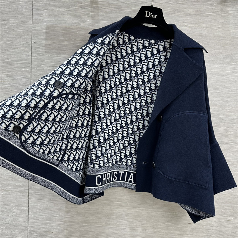 D10r double breasted knitted jacket replica d&g clothing