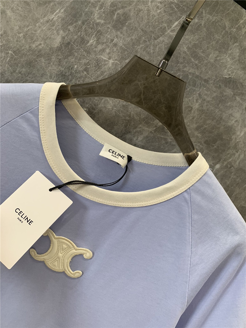 Ce1i*e round neck short sleeve t-shirt replica designer clothes