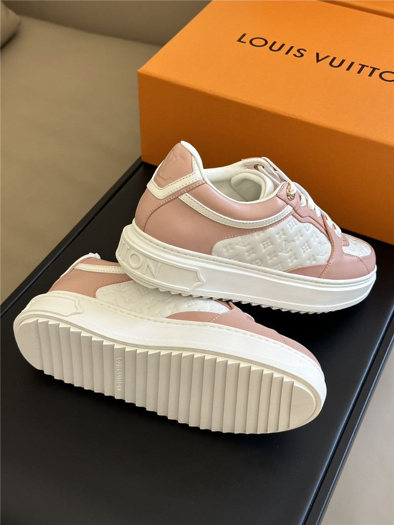 l0vis Vvtt0n lv time out sneakers pink white