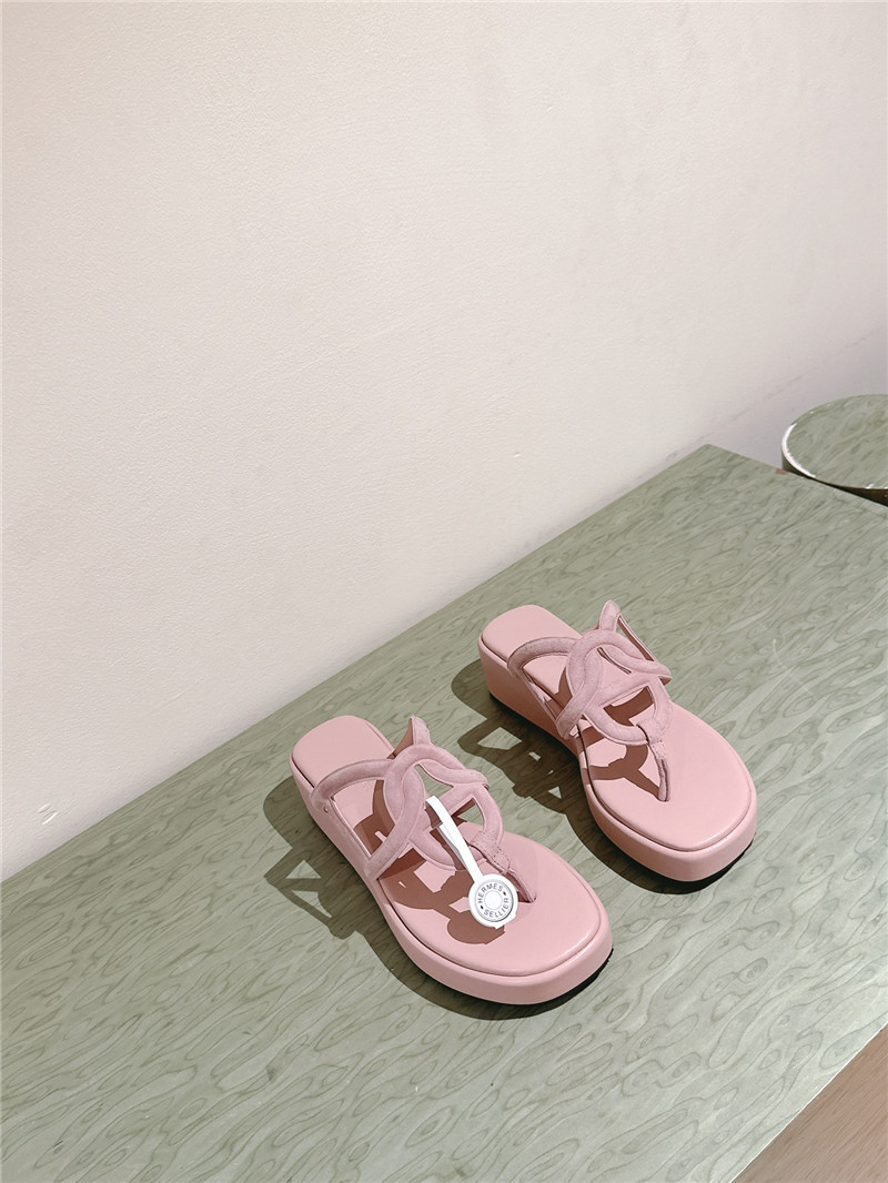 H**me5 gipsy sandal pink goatskin