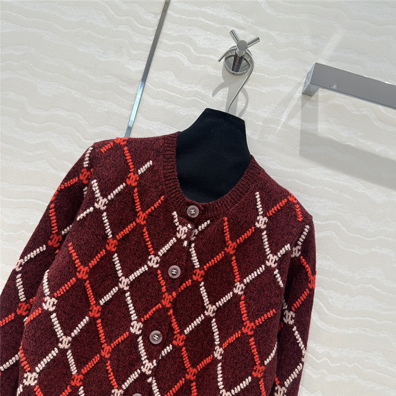 Ch**el handicraft series cashmere cardigan replicas clothes