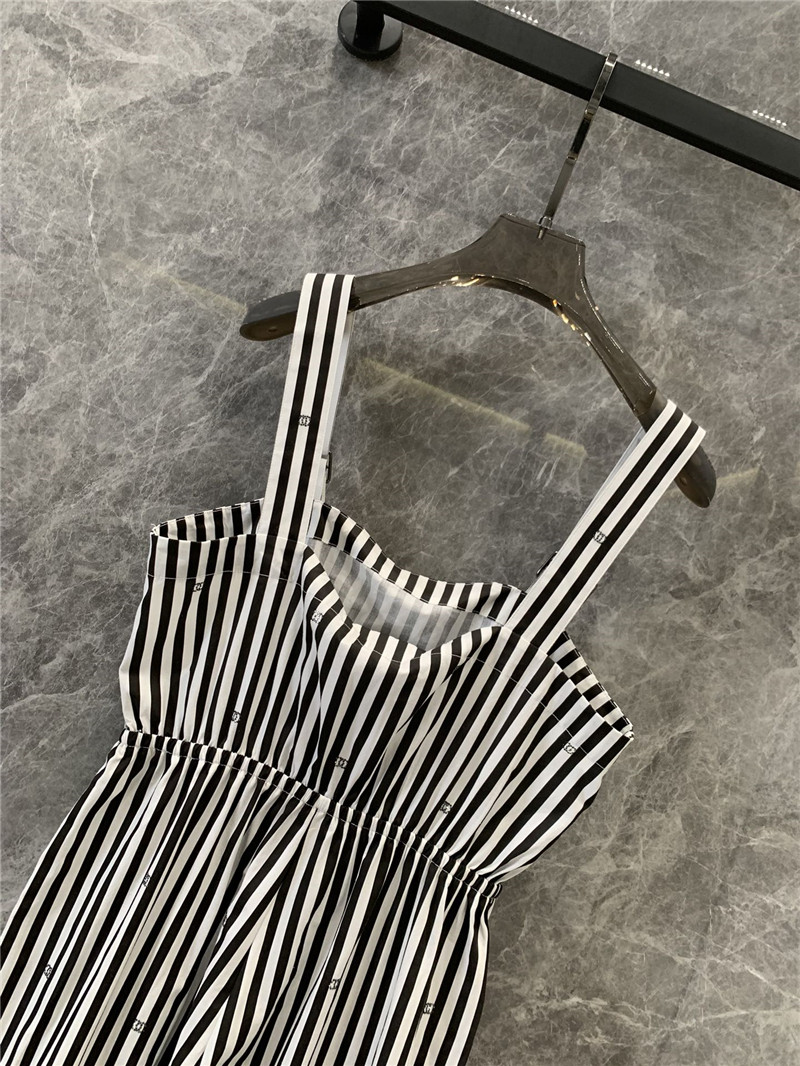 Ch**el vertical striped overalls cheap replica designer clothes
