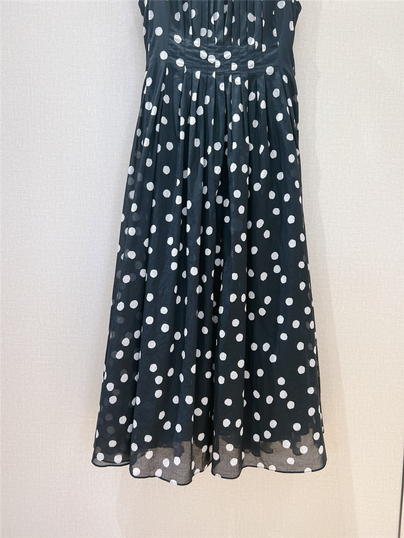 Vanitoo polka dot print dress cheap replica designer clothes