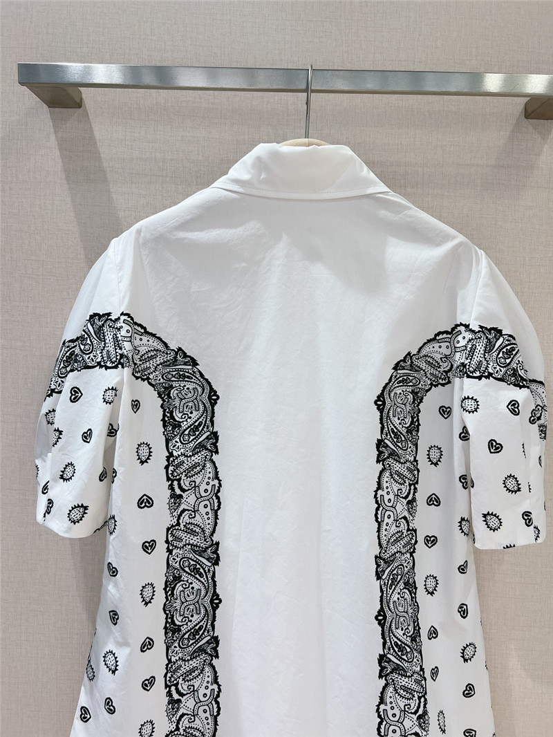 Chloé puff sleeve lapel shirt replica designer clothes