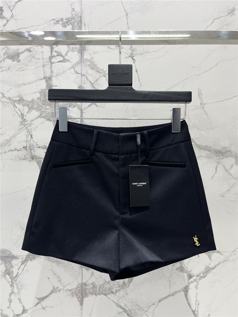 Y51 all-match slim wool shorts replica clothes