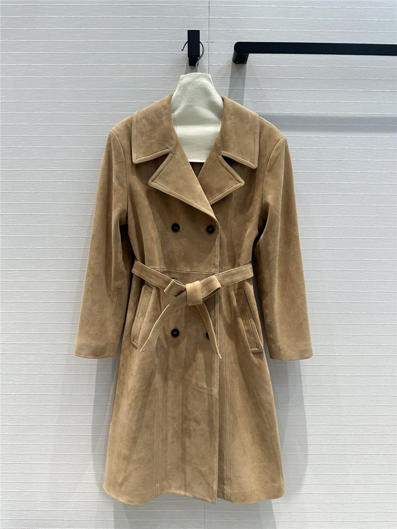 M1um1u suede windbreaker jacket replica clothes
