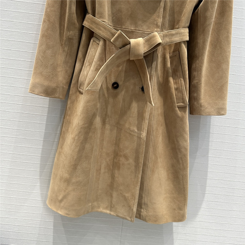 M1um1u suede windbreaker jacket replica clothes