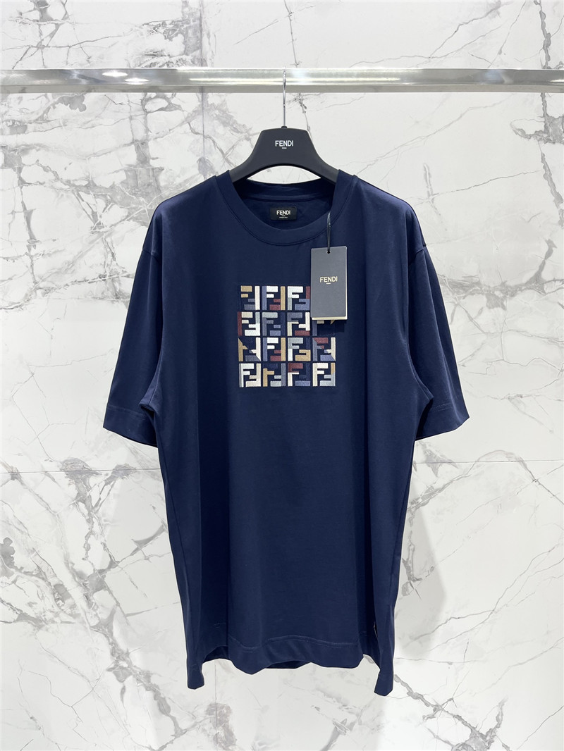 F**di round neck short sleeve replicas clothes