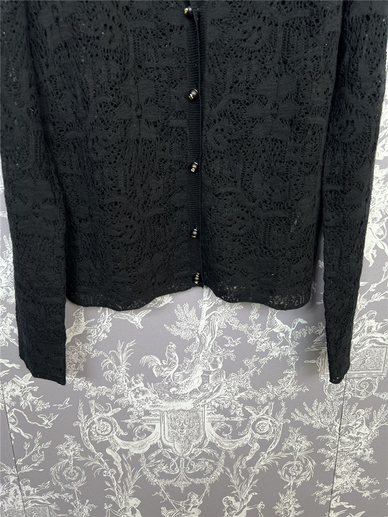 D10r new lace crochet cardigan replica designer clothes