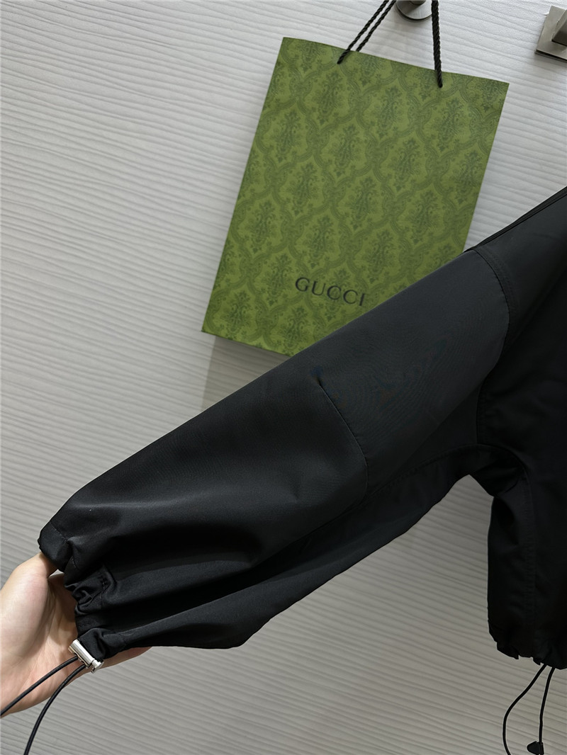 Gvc*1 drawstring zipper lapel jacket replica designer clothes