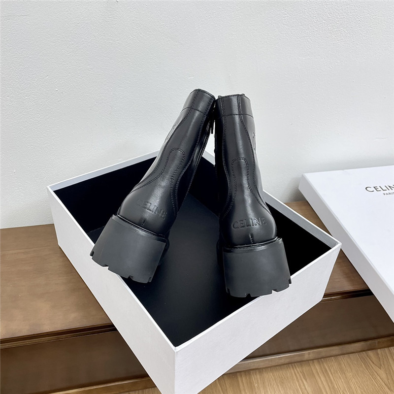 Ce1i*e black triomphe rangers lace-up boot