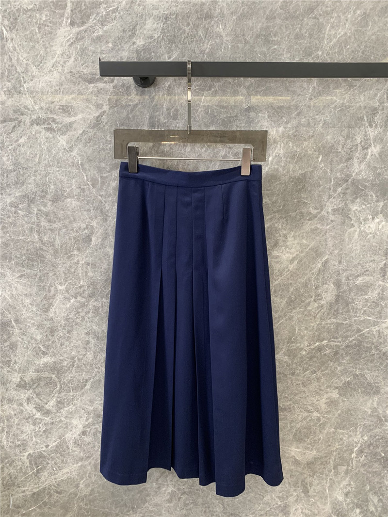 M1um1u logo pleated midi skirt replicas clothes