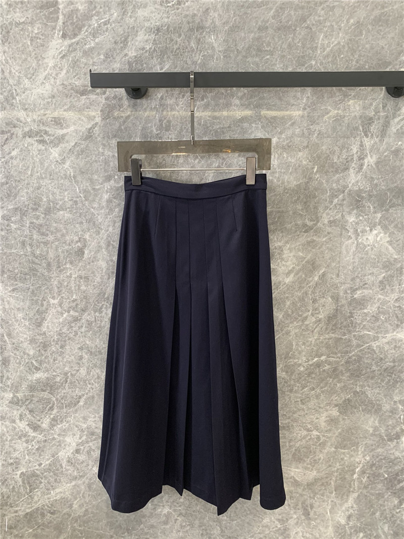 M1um1u logo pleated midi skirt replicas clothes
