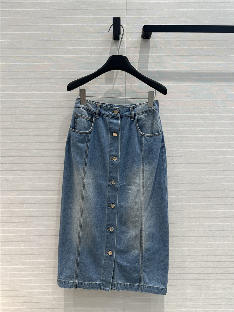 Moncler new denim long skirt replica clothes