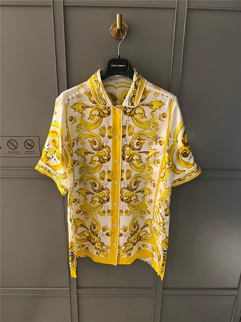 Dolce & Gabbana d&g glaze series short-sleeved top