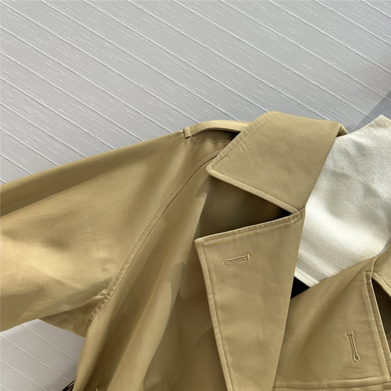 Pra*a waist short trench coat replica d&g clothing