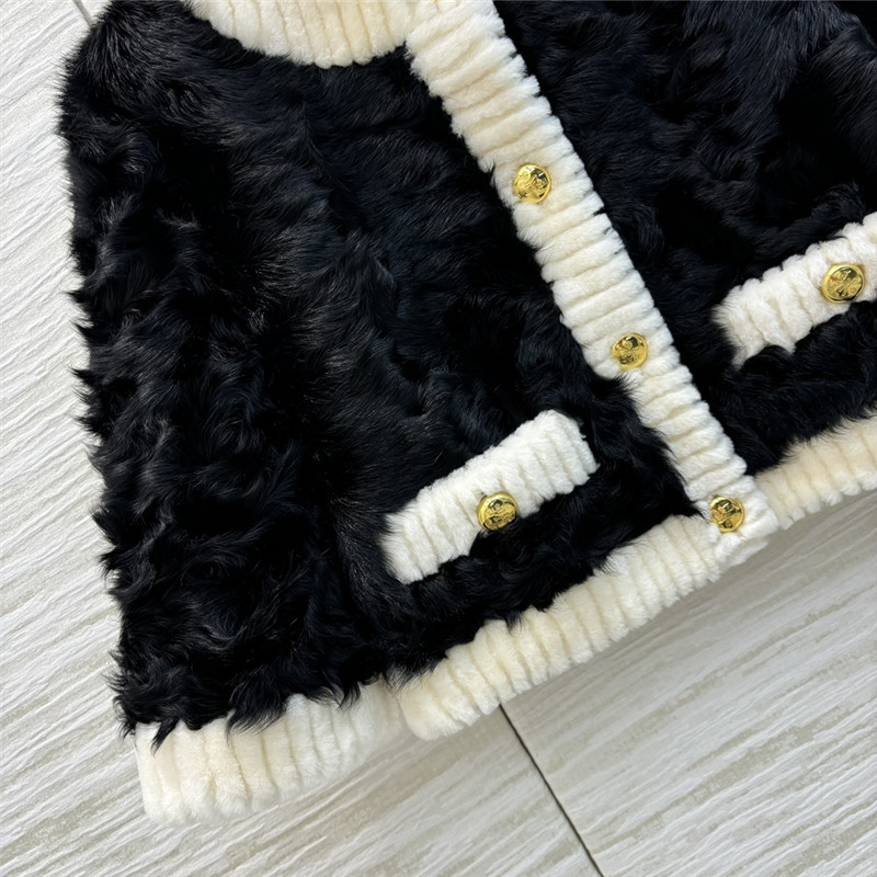 Pra*a crew neck cropped jacket replica d&g clothing