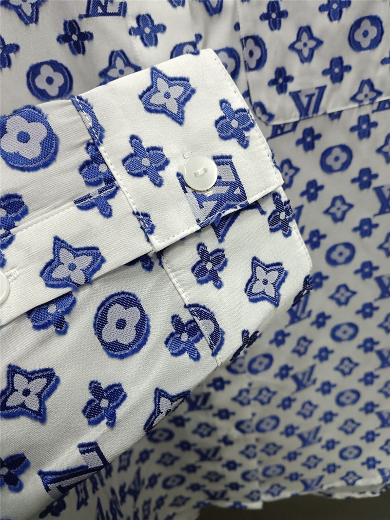 l0vis Vvtt0n lv logo print long sleeve shirt replicas clothes