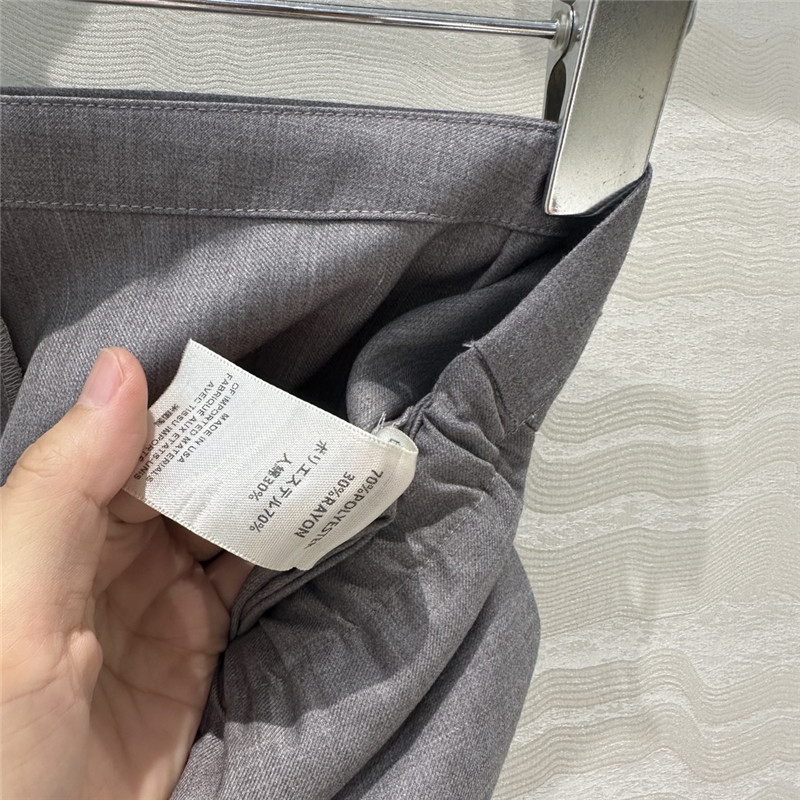The R0w grey straight pants replica d&g clothing