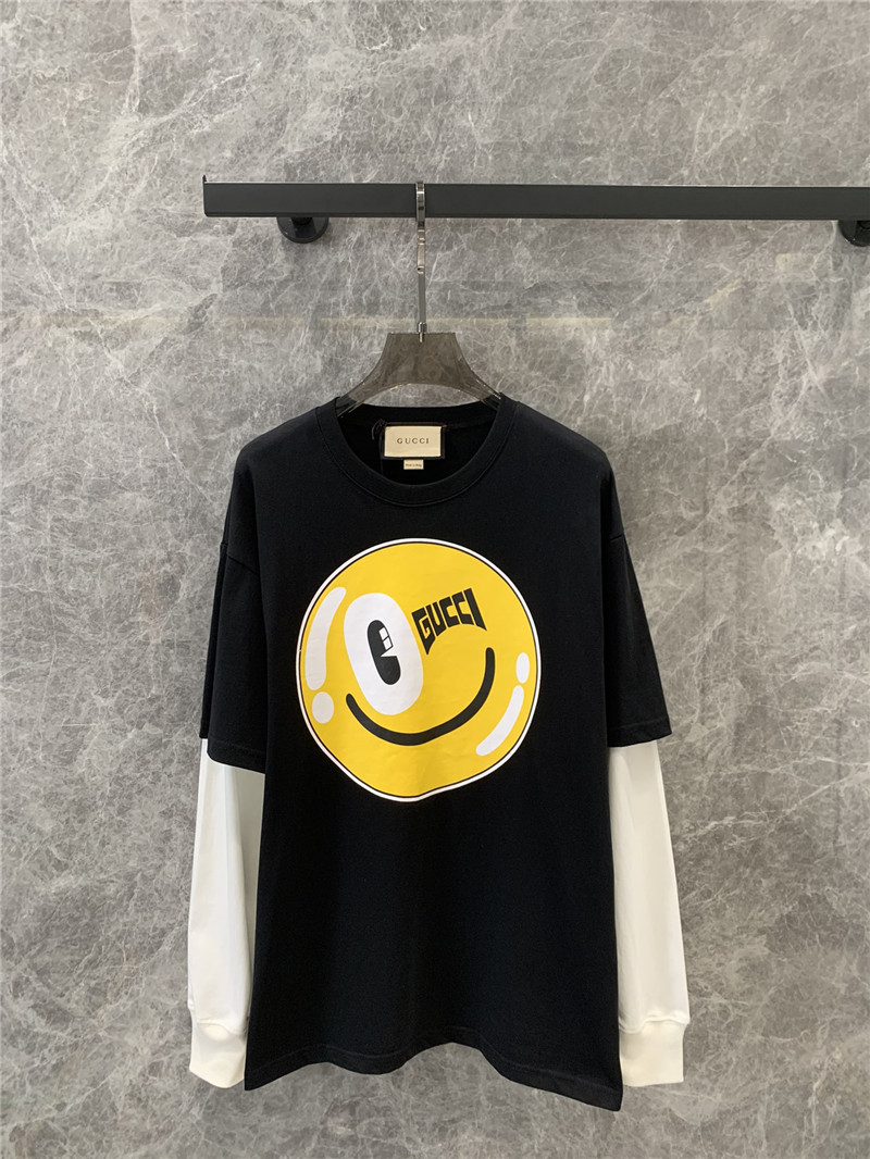 Gvc*1 fake two piece long sleeve t-shirt cheap replica designer clothes