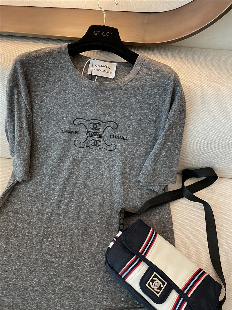 Ce1i*e mid-century grey short-sleeved replica clothing sites