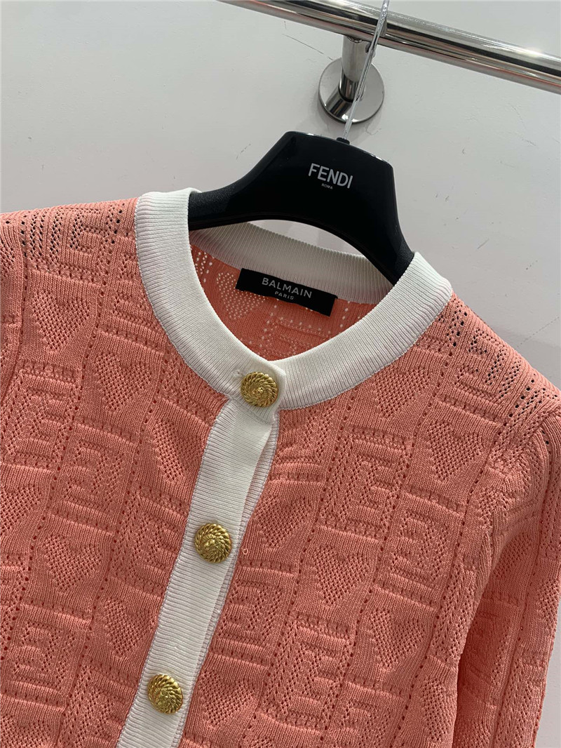 Balmain new knitted cardigan replica d&g clothing