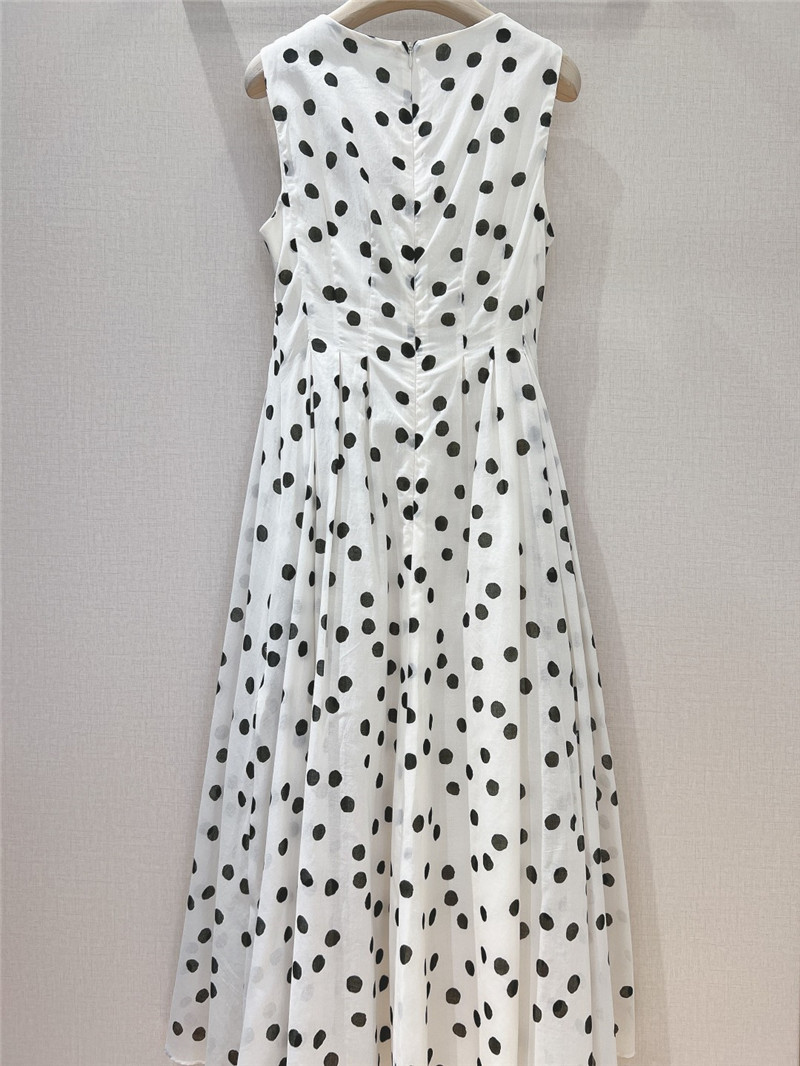 Vanitoo romantic polka dot print dress replicas clothes