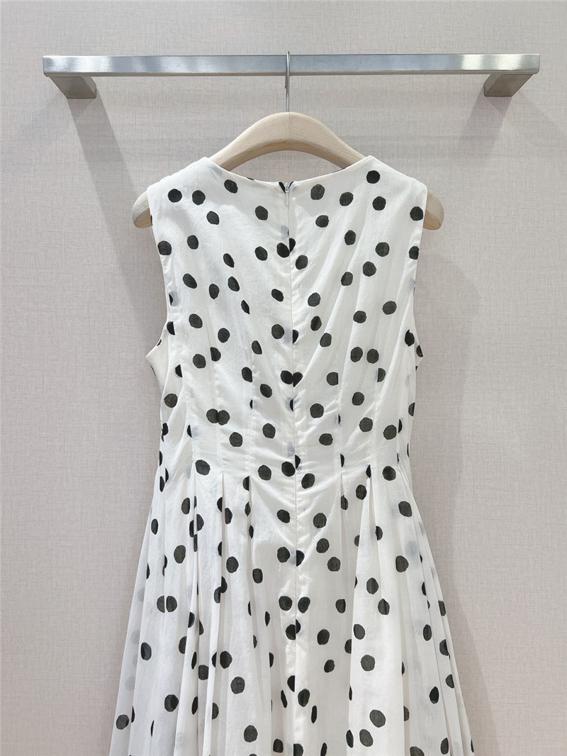Vanitoo romantic polka dot print dress replicas clothes