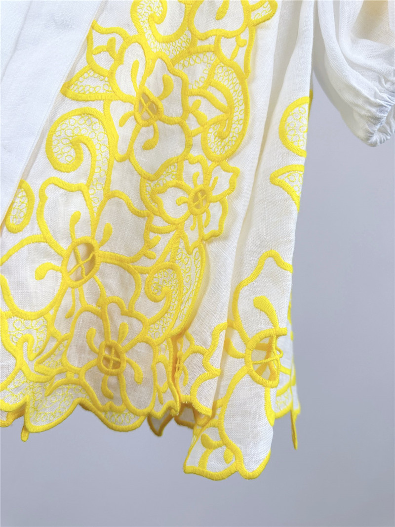 zimm embroidery detail mini dress replica designer clothes