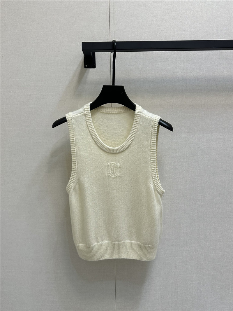 Ce1i*e arc de triomphe knitted vest replica clothes