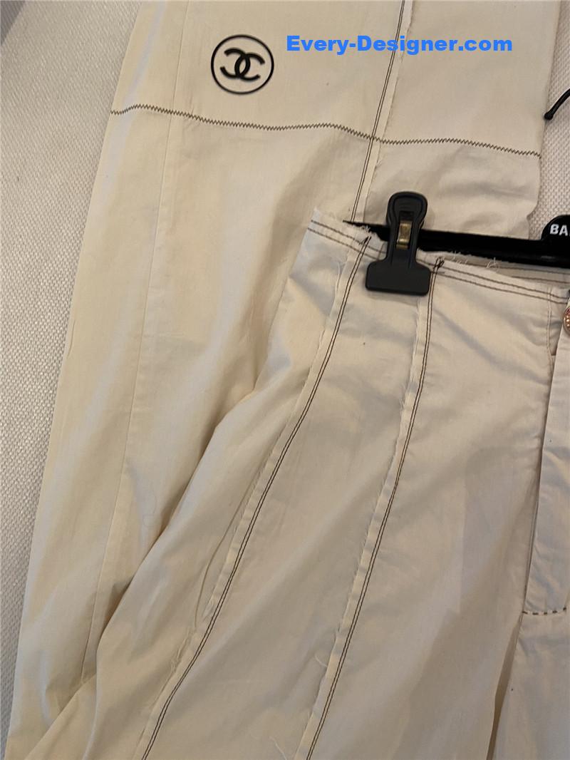 Ch**el new wool straight pants replica designer clothes
