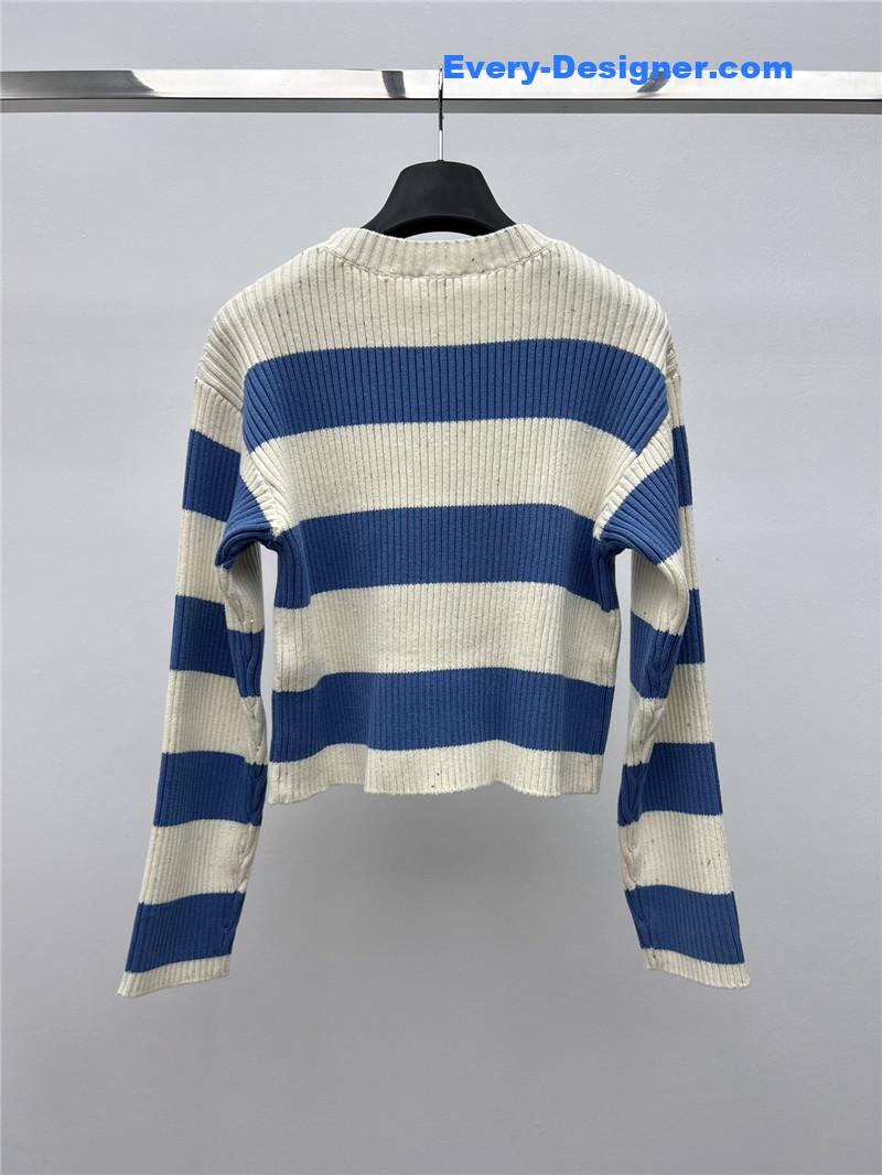 BC striped crew neck sweater replica d&g clothing