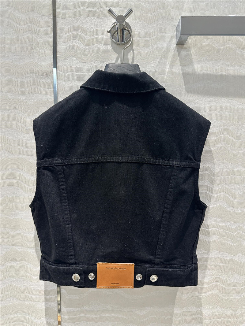 A1exa*der wang denim vest jacket replica clothes