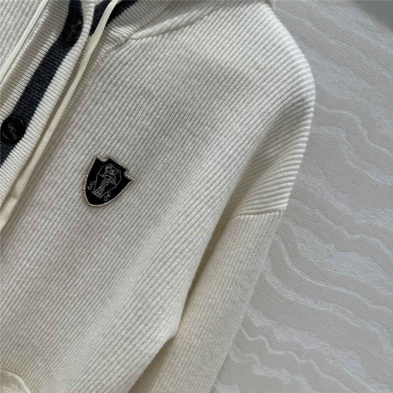 BC tennis style hooded cashmere jacket replica d&g clothing