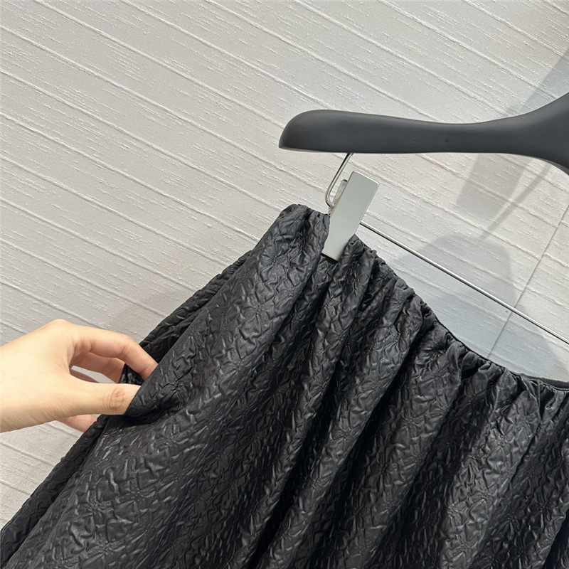 Pra*a pleated seersucker bud skirt replica d&g clothing