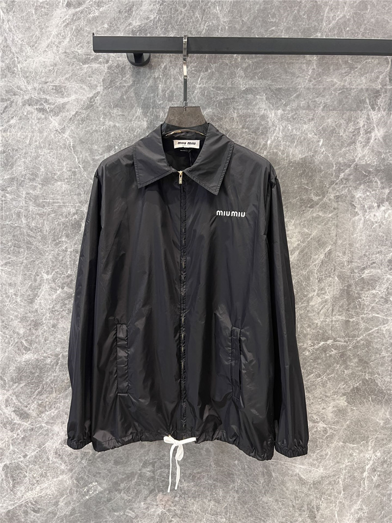 M1um1u lapel windbreaker jacket replica clothing sites